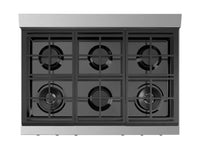 Smeg Portofino 36" Gas Rangetop - RTU366GX|Surface de cuisson à gaz Smeg Portofino de 36 po - RTU366GX