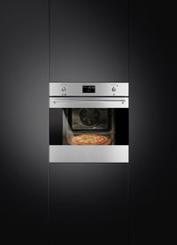 Smeg 2.54 Cu. Ft. Built-In Wall Oven - SFU6302TVX|Four mural encastré Smeg de 2,54 pi3 - SFU6302TVX