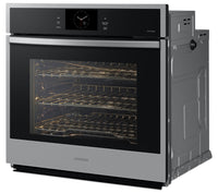 Samsung 30" 5.1 Cu. Ft. Electric Single Wall Oven with Steam Cook and Air Sous Vide - Stainless Stee… | Four mural simple électrique Samsung de 5,1 pi³ et de 30 po avec cuisson à la vapeur et Air Sous Vid…