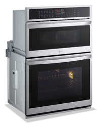 LG 6.4 Cu. Ft. Smart InstaView® Combination Wall Oven with Air Fry - WCEP6427F 