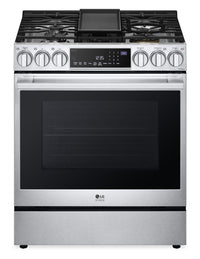 LG STUDIO 6.3 Cu. Ft. InstaView® Gas Slide-In Range - LSGS6338F 