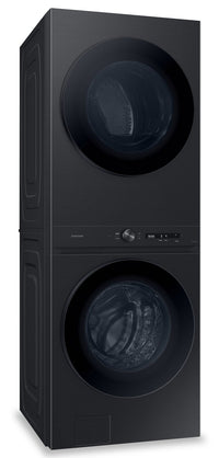 Samsung 5.3 Cu. Ft. Front-Load Steam Laundry Hub - Black Stainless Steel - WH46DBH100EVAC | Tour de lavage Laundry HubMC à la vapeur Samsung à chargement frontal de 5,3 pi³ - acier inoxydable …