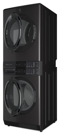 Electrolux 5.2/8.0 Cu. Ft. Front-Load Steam Laundry Tower - Titanium - ELTE760CAT | Tour de buanderie Laundry TowerMC à la vapeur Electrolux à chargement frontal de 5,2/8,0 pi³ - titan…