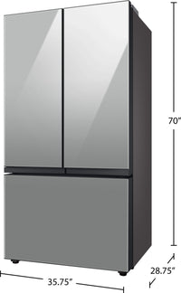 Samsung Bespoke 24 Cu. Ft. Counter-Depth French-Door Refrigerator - RF24BB6200QLAA 