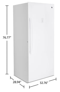 GE 21.3 Cu. Ft. Upright Freezer - FUF21DLRWW 