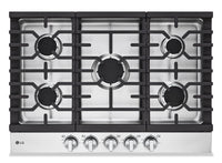 LG 30" Gas Cooktop with UltraHeat™ 20,000 BTU Burner - CBGJ3023S 