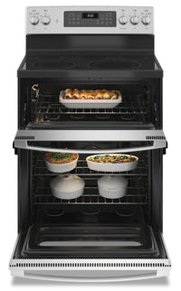 GE 6.6 Cu. Ft. Double-Oven Freestanding Electric Range - JBS86SPSS 