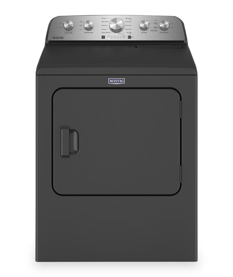 Maytag 7 Cu. Ft. Electric Dryer with Steam - Volcano Black - YMED5430PBK | Sécheuse électrique Maytag de 7 pi³ avec vapeur - noir volcan - YMED5430PBK | YMED5430