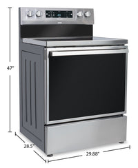 Hisense 5.8 Cu. Ft. Freestanding Electric Range with Air Fry - HBE3501CPS 