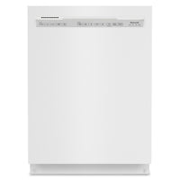 KitchenAid 39 dB Front-Control Dishwasher with Third Level Rack - KDFE204KWH - Dishwasher in White 