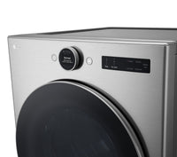 LG 5.2 Cu. Ft. Front-Load Washer and 7.4 Cu. Ft. Electric Dryer with TurboSteam® 