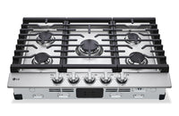 LG 30" Gas Cooktop with UltraHeat™ 20,000 BTU Burner - CBGJ3023S 