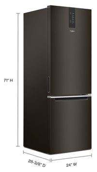 Whirlpool 12.7 Cu. Ft. Counter-Depth Bottom-Freezer Refrigerator - WRB543CMJV 