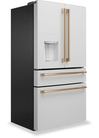 Café 22.3 Cu. Ft. Counter-Depth 4-Door French-Door Refrigerator - CXE22DP4PW2  