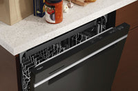 Whirlpool Top-Control Dishwasher with Third Rack - WDTA50SAKV - Dishwasher in Fingerprint Resistant Black Stainless Steel 