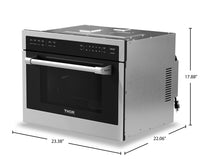 Thor Kitchen 1.55 Cu. Ft. Built-In Professional Microwave Speed Oven - TMO24 | Four à micro-ondes rapide, professionnel et encastré Thor Kitchen de 1,55 pi3 - TMO24 | TMO240SS