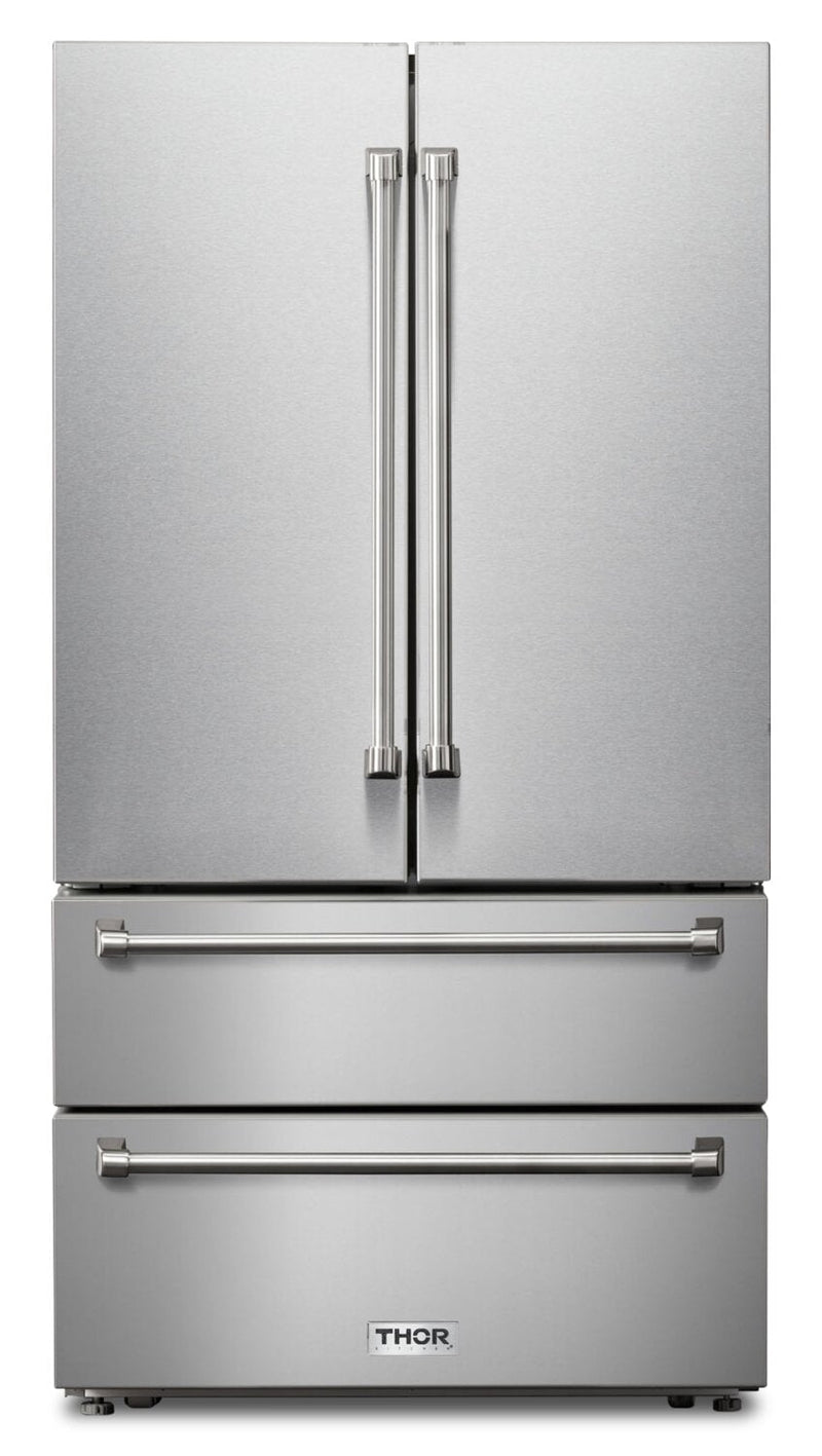 Thor Kitchen 22.5 Cu. Ft. Counter-Depth French-Door Refrigerator - TRF3602 