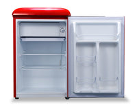 Galanz 2.5 Cu. Ft. Retro Compact Refrigerator - GLR25MRDR10 | Réfrigérateur compact Galanz rétro de 2,5 pi3 - GLR25MRDR10 | GLR25MRD