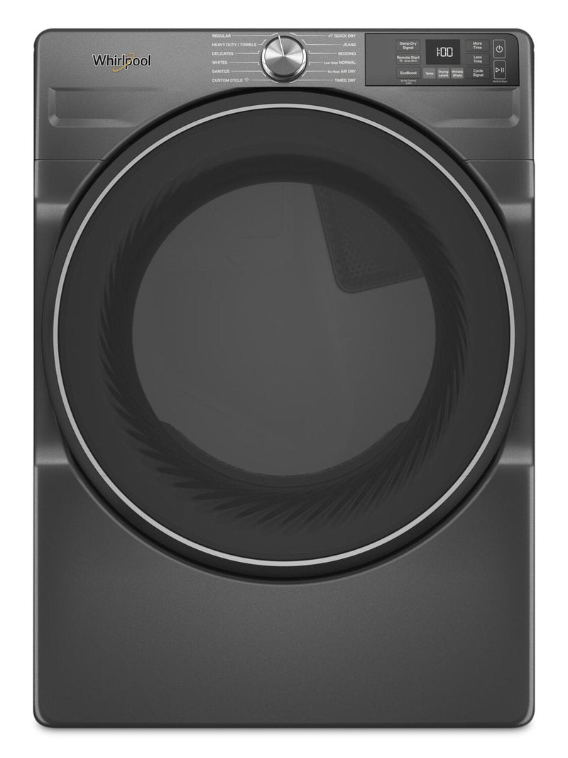 Whirlpool 7.4 Cu. Ft. Smart Electric Dryer with Wrinkle Shield™ - Volcano Black - YWED5720RU | Sécheuse électrique intelligente Whirlpool de 7,4 pi³ avec Wrinkle ShieldMC - noir volcan - YWED5720RU | YWED572U