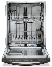 Frigidaire Gallery 24" 47 dBA Built-In Top-Control Dishwasher - Smudge-Proof™ Black Stainless Steel … | Lave-vaisselle encastré Frigidaire Gallery de 24 po et de 47 dBA avec commandes sur le dessus - acie…