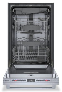 Bosch 18" 800 Series Smart Dishwasher with PrecisionWash® and Third Rack - SPX68C75UC | Lave-vaisselle intelligent Bosch de série 800 de 18 po avec PrecisionWashMD et 3e panier - SPX68C75UC | SPX685UC