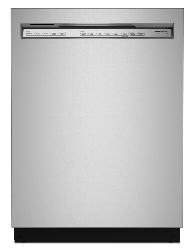 KitchenAid 39 dB Front-Control Dishwasher with Third Level Rack - KDFE204KPS 