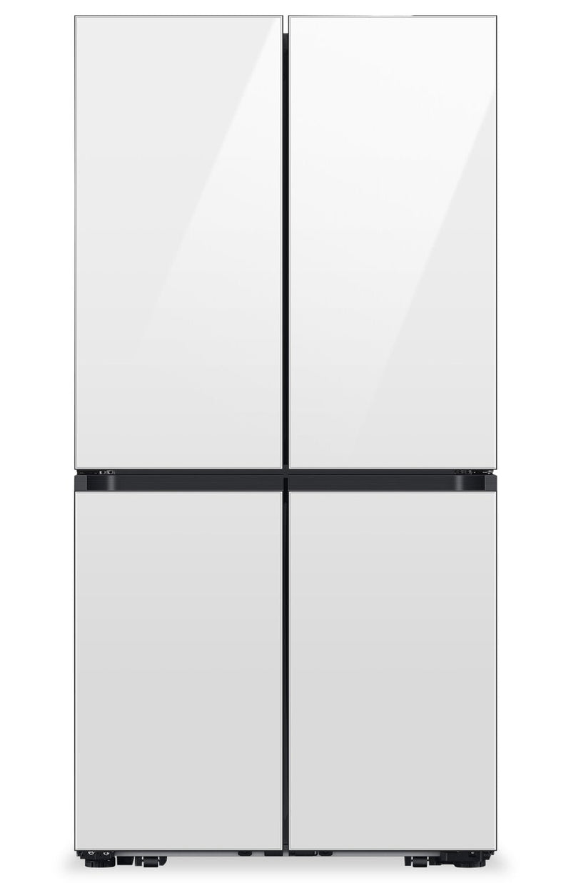 Samsung 36" 22.8 Cu. Ft. Bespoke Counter-Depth 4-Door Flex™ with Beverage Center Refrigerator - Whit… | Réfrigérateur BESPOKE Samsung de 22,8 pi³ et de 36 po de profondeur comptoir à 4 portes FlexMC avec …