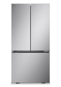 LG 33" 25 Cu. Ft. Smart French-Door Refrigerator with Ice Maker - Stainless Steel - LF25S6200S | Réfrigérateur intelligent LG de 33 po et de 25 pi³ à portes françaises avec machine à glaçons - acier inoxydable - LF25S6200S | LF25S62S