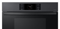 Samsung 30" 7 Cu. Ft. Electric Micowave Combination Wall Oven with AI Pro Cooking™ Camera - Matte Bl… | Four à micro-ondes combiné avec four mural électrique Samsung de 7 pi³ et de 30 po avec caméra AI Pr…