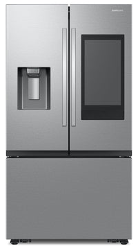 Samsung 36" 30 Cu. Ft. Full Depth French-Door with Family Hub Refrigerator - Stainless Steel - RF32C… | Réfrigérateur Samsung de 30 pi³ et de 36 po pleine profondeur à portes françaises avec portail Famil…