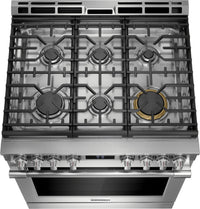 Frigidaire Professional 6 Cu. Ft. Gas Range With Total Convection and Air Fry - Smudge-Proof® Stainl… | Cuisinière à gaz Frigidaire Professional de 6 pi³ avec convection totale et friture à air - acier in…