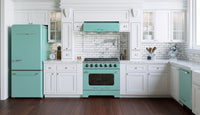 Classic Retro by Unique 36" 700 CFM Under-Cabinet Range Hood - Ocean Mist Turquoise - UGP-36CR RH T | Hotte de cuisinière sous l’armoire Classic Rétro par Unique de 36 po et de 700 pi3/min - turquoise brume marine - UGP-36CR RH T | U36CRRHT