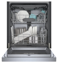 Bosch 100 Series Smart Dishwasher with PrecisionWash® and Third Rack - SHE5AE75N  | Lave-vaisselle intelligent Bosch de série 100 avec PrecisionWashMC et 3e panier - SHE5AE75N  | SHE5E75N