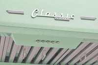 Classic Retro by Unique 36" 700 CFM Under-Cabinet Range Hood - Summer Mint Green - UGP-36CR RH LG | Hotte de cuisinière sous l’armoire Classic Rétro par Unique de 36 po et de 700 pi3/min - vert menthe estival - UGP-36CR RH LG | 36CRRHLG