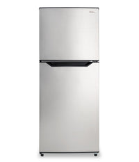 Danby 23.4" 11.6 Cu. Ft. Top-Mount Refrigerator - Stainless Steel - DFF116B2SSDBR | Réfrigérateur Danby de 11,6 pi3 et de 23,4 po à congélateur supérieur - acier inoxydable DFF116B2SSDBR | DFF116BR