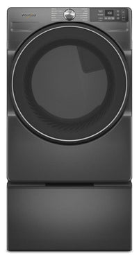 Whirlpool 7.4 Cu. Ft. Smart Electric Dryer with Wrinkle Shield™ - Volcano Black - YWED5720RU | Sécheuse électrique intelligente Whirlpool de 7,4 pi³ avec Wrinkle ShieldMC - noir volcan - YWED5720RU | YWED572U