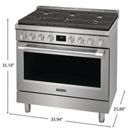 Frigidaire Professional 4.4 Cu. Ft. Dual Fuel Range - PCFD3670AF 