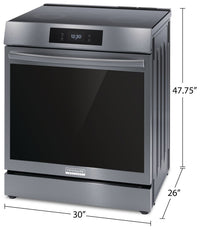 Frigidaire Gallery 6.2 Cu. Ft. Induction Range With Total Convection and Easy-to-Clean Cooktop - Smu… | Cuisinière à induction Frigidaire Gallery de 6,2 pi³ avec convection totale et surface de cuisson fa…