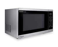 Sharp 1.4 Cu. Ft. Carousel® Countertop Microwave with Inverter Technology - Stainless Steel - SMC1464KSC | Four à micro-ondes de comptoir Sharp de 1,4 pi3 avec plateau tournant CarouselMD et technologie InverterMD - SMC1464KSC | SMC146SC