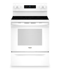 Whirlpool 5.3 Cu. Ft. Electric Range with No Preheat Air Fry - White - YWFES5030RW | Cuisinière électrique Whirlpool de 5,3 pi3 avec friture à air sans préchauffage - blanche - YWFES5030RW | YWFES5RW