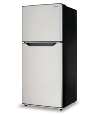 Danby 23.4" 11.6 Cu. Ft. Top-Mount Refrigerator - Stainless Steel - DFF116B2SSDBR | Réfrigérateur Danby de 11,6 pi3 et de 23,4 po à congélateur supérieur - acier inoxydable DFF116B2SSDBR | DFF116BR