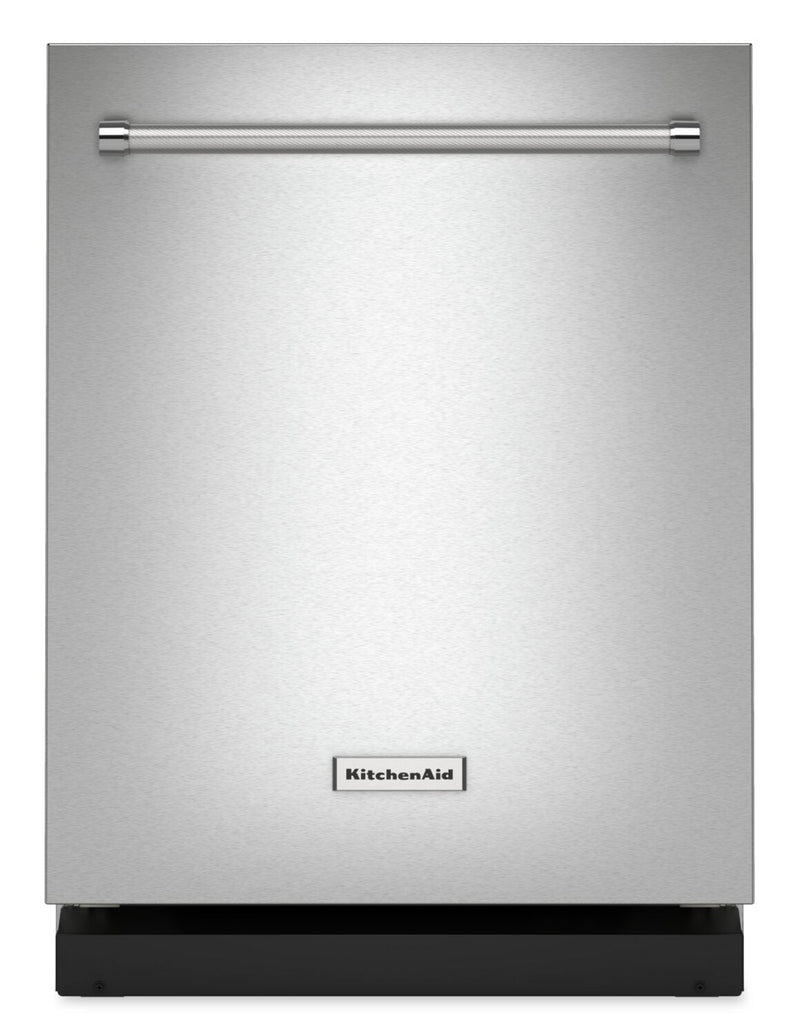 KitchenAid 24" 39 dBA Built-In Top-Control Dishwasher - Stainless Steel with PrintShield™ Finish - K… | Lave-vaisselle encastré KitchenAid de 24 po et de 39 dBA avec commandes sur le dessus - acier inoxyd…