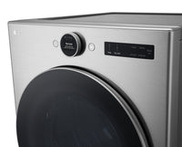 LG 7.4 Cu. Ft. Smart Gas Dryer with Steam Technology - DLGX5501V 