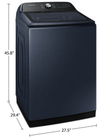 Samsung 6.1 Cu. Ft. Top-Load Washer - Navy - WA53CG7155ADA4 | Laveuse Samsung à chargement par le haut de 6,1 pi³ - bleu marine - WA53CG7155ADA4