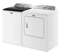 Maytag 5.4 Cu. Ft. Pet Pro Top-Load Washer and 7 Cu. Ft. Electric Dryer - White 