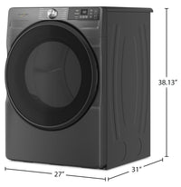 Whirlpool 7.4 Cu. Ft. Smart Gas Dryer with Wrinkle Shield™ - Volcano Black - WGD5720RU | Sécheuse à gaz intelligente Whirlpool de 7,4 pi³ avec Wrinkle ShieldMC - noir volcan - WGD5720RU | WGD5720U