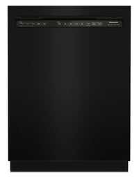 KitchenAid 47 dB Front-Control Dishwasher with ProWash™ Cycle - KDFE104KBL 