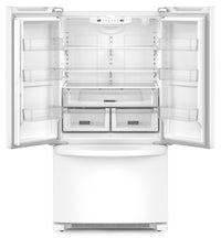 Whirlpool 36" 25 Cu. Ft. French-Door Refrigerator with Interior Water Dispenser - WRFF3236RW | Réfrigérateur Whirlpool de 36 po et de 25 pi³ à portes françaises avec distributeur d’eau interne - WRFF3236RW | WRFF32RW