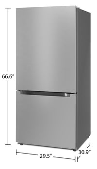 Midea 18.7 Cu. Ft. Bottom-Freezer Refrigerator - MRB19B7AST 