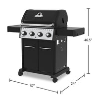 Broil King Crown™ 420 40,000-BTU Propane Gas Barbecue - 865254 | Barbecue à gaz propane de 40 000 BTU Broil King CrownMCde série 420 - 865254 | 865254LP